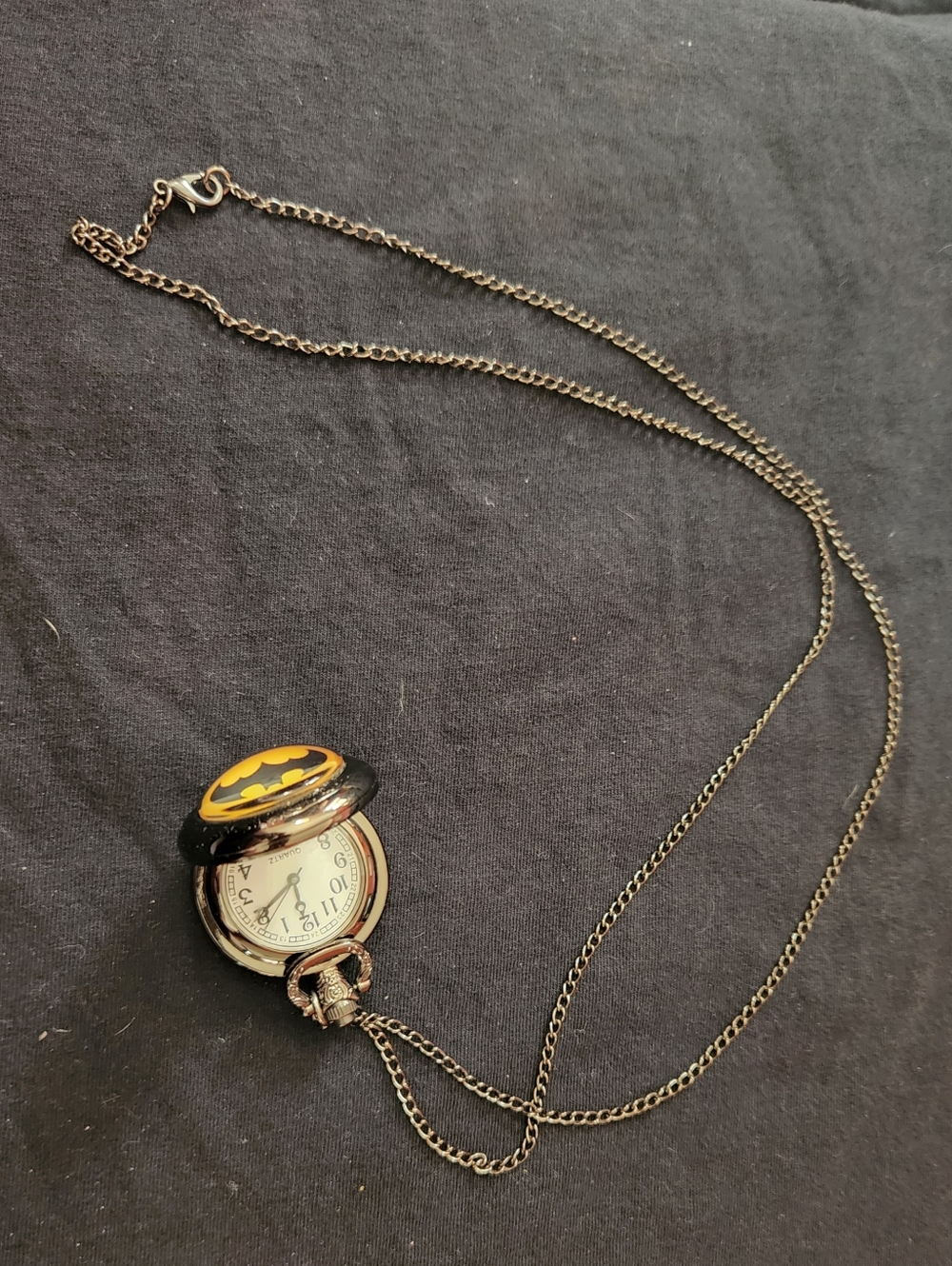 SALE! Batman Logo Pendant Pocket Watch featuring a classic vintage Design